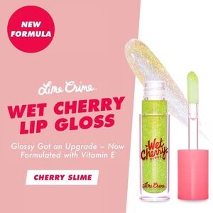 Lime Crime Wet Cherry in Lime Slime